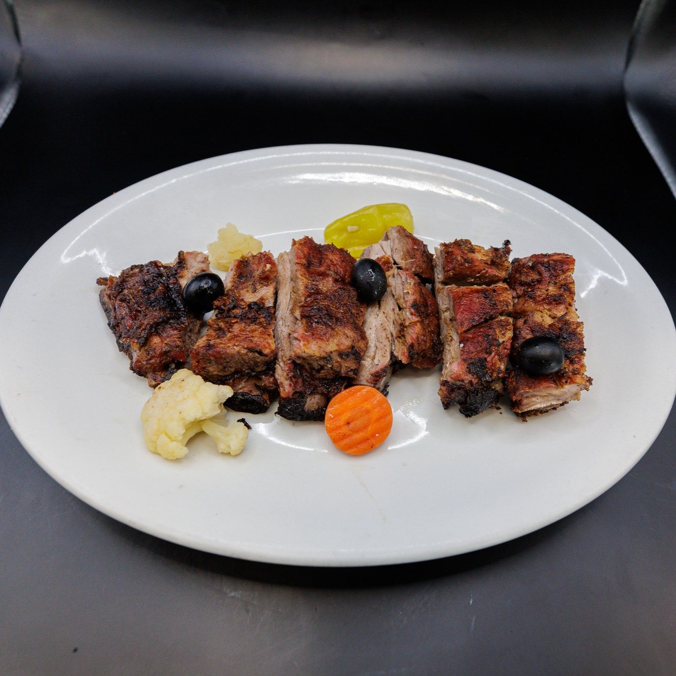 Half Pork Rib No Sides.