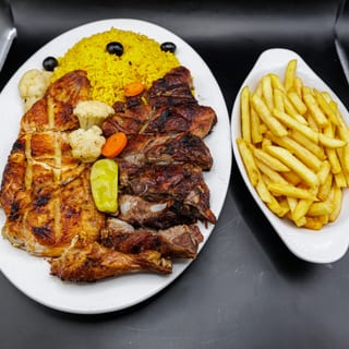 BBQ Chicken Pork Rib Combo