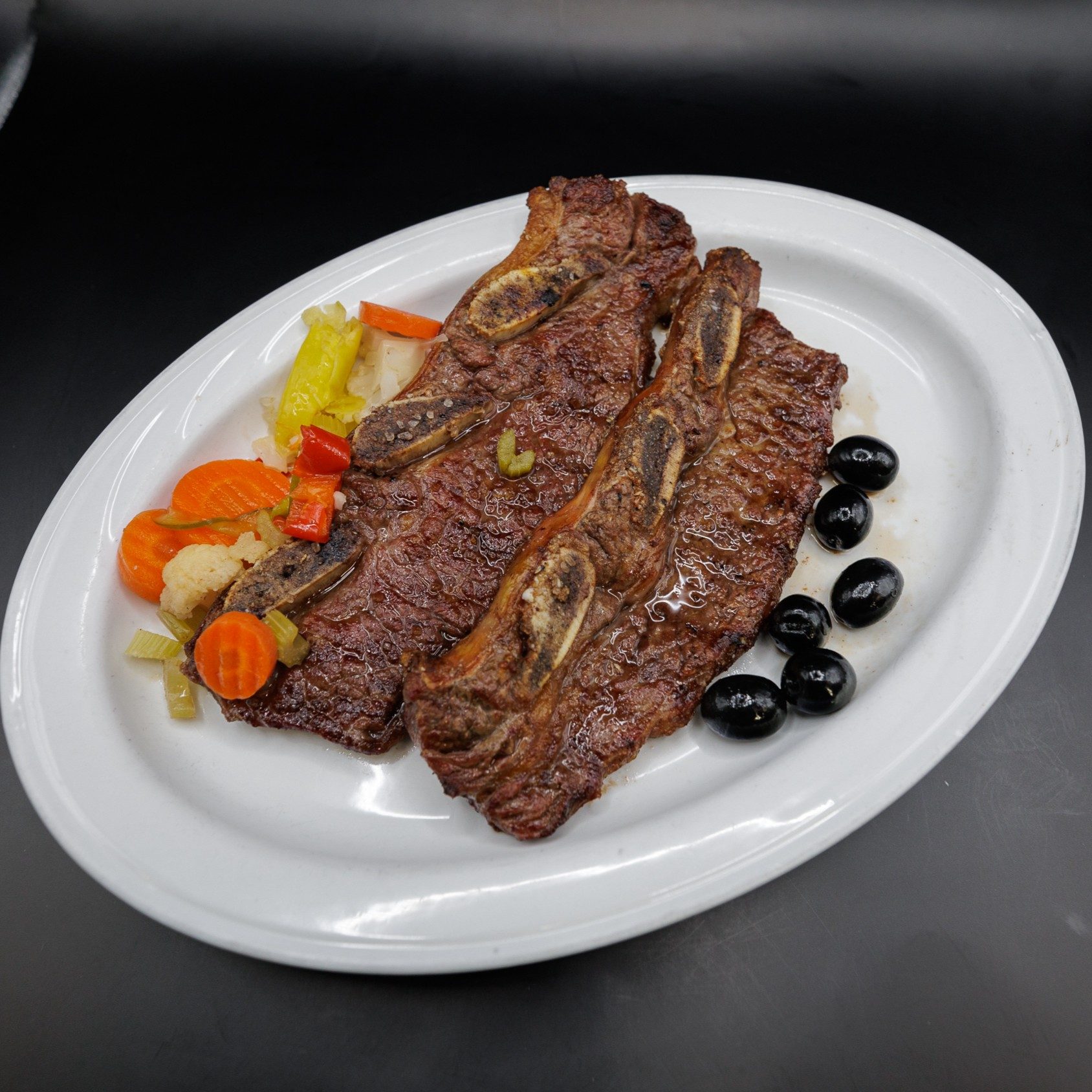 Half Beef Rib No Sides.