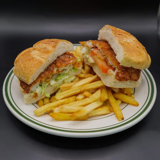 Breaded Chicken Sandwich.