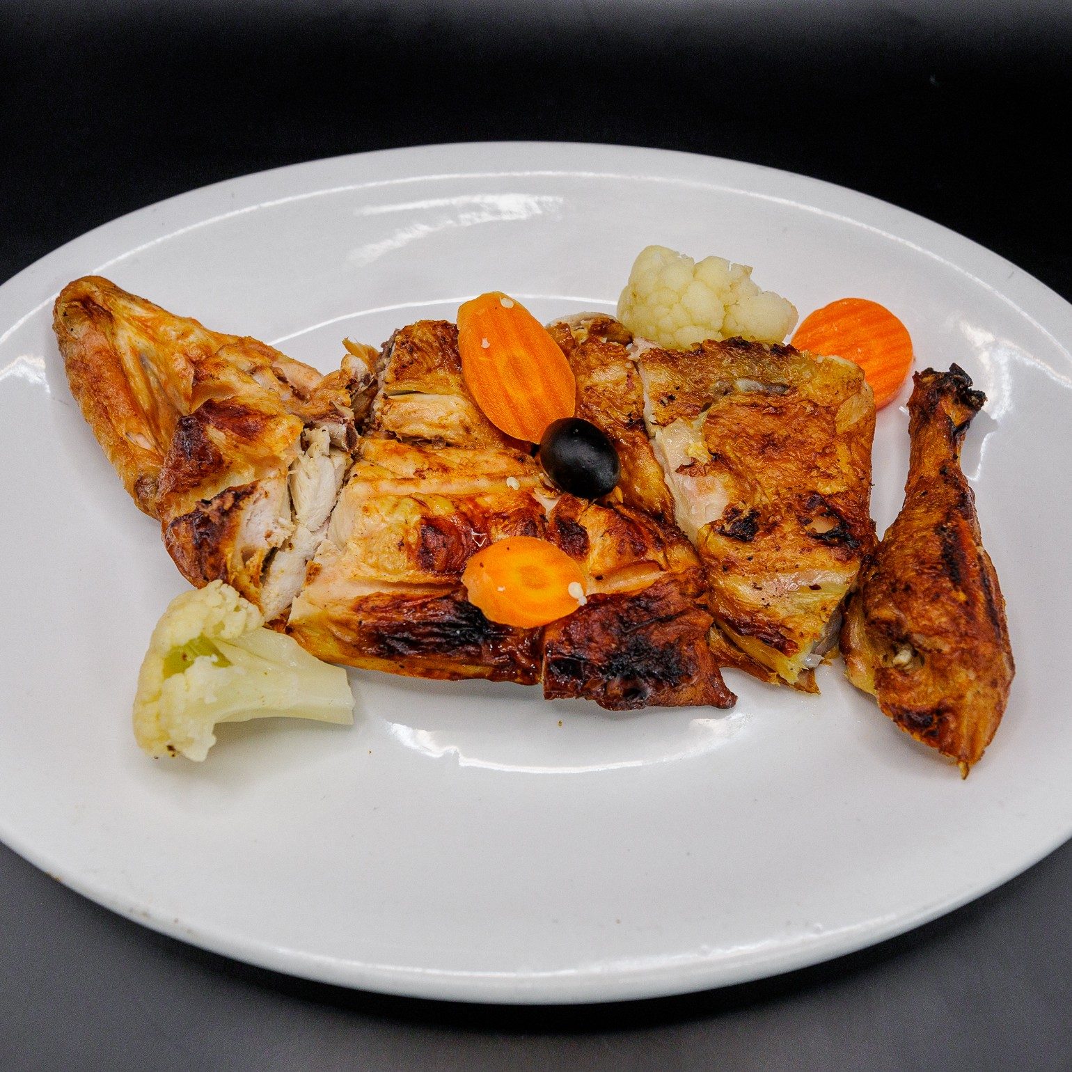 Half Chicken No Sides.