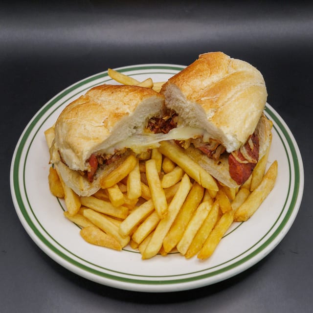 Portuguese Sausage Sandwich.