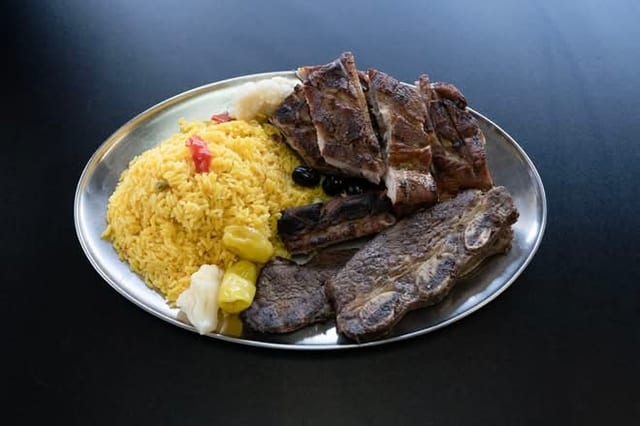 Pork and Beef Rib Combo.